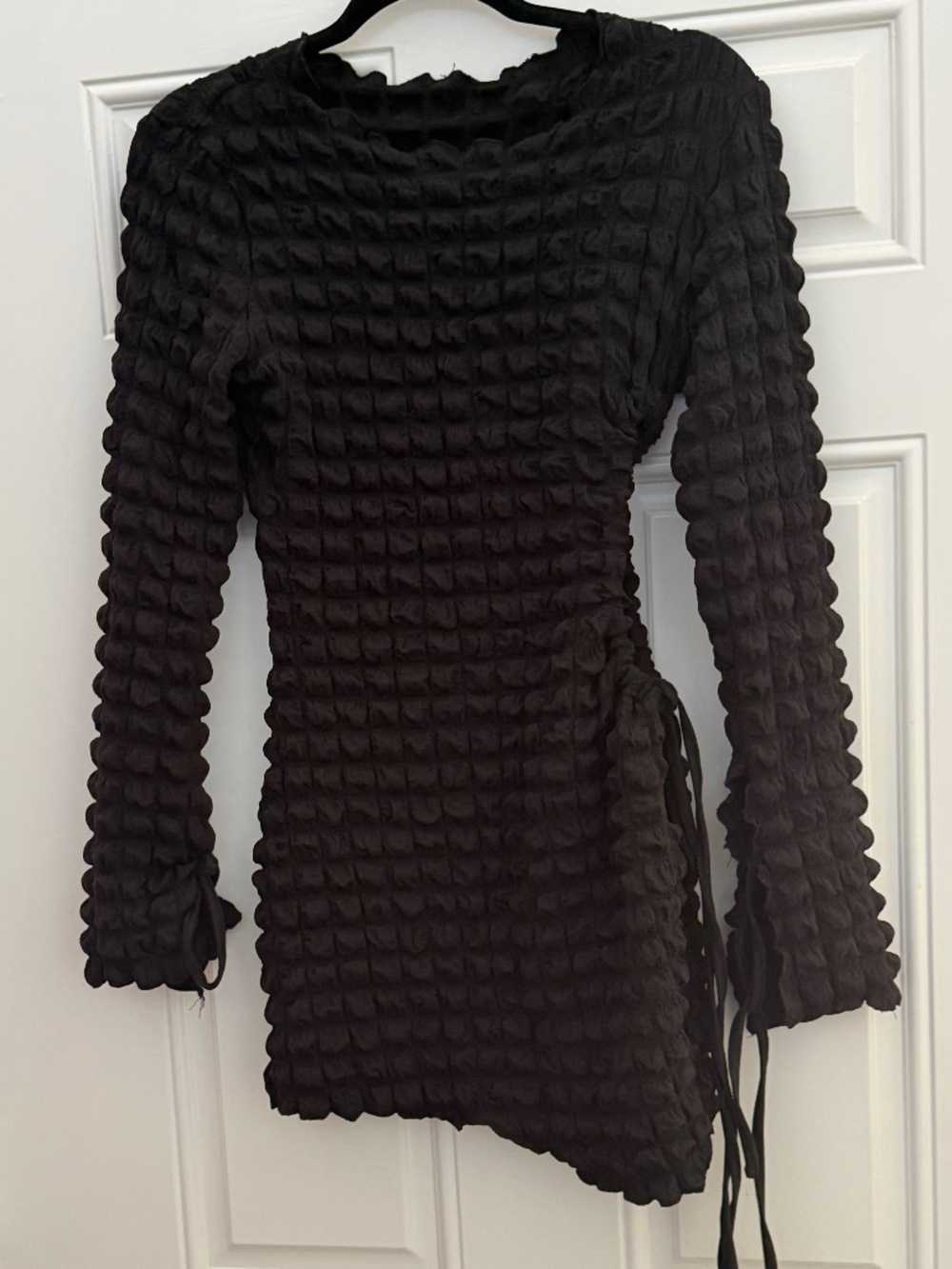 Bubble Knit Mini Dress